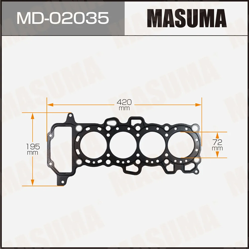 Прокладка ГБЦ MASUMA MD-02035