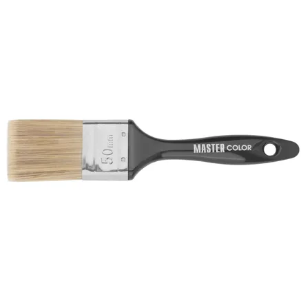 Кисть флейцевая "Wood Master", микс из 3-х видов щетины/филамента, 50х18х64 мм MASTER COLOR 30-0541