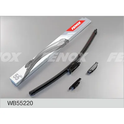 Щетка стеклоочистителя 550 мм бескаркасная 1 шт FENOX Multi Adapter X5 WB55220