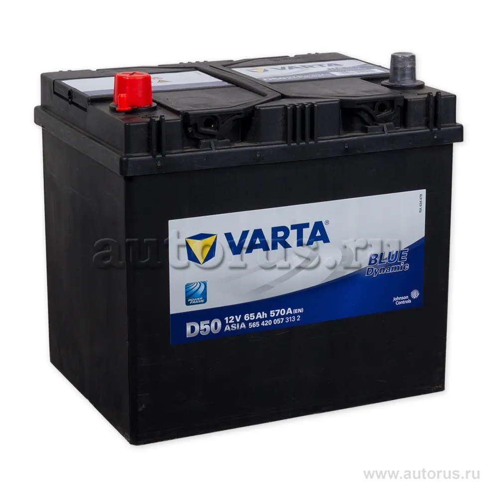 Аккумулятор VARTA Blue Dynamic 65 А/ч прямая L+ 232x173x225 EN570 А