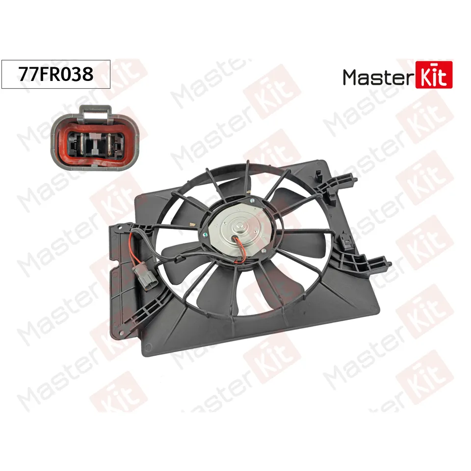 Вентилятор охлаждения радиатора MASTERKIT 77FR038