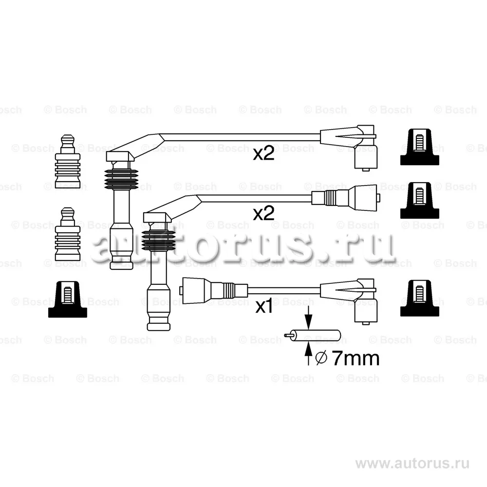 Высоковольтные провода BOSCH 0986357242