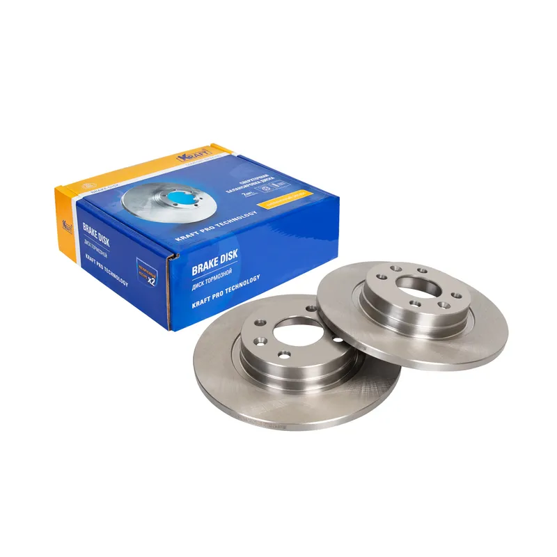 Диск тормозной передний RENAULT LOGAN (04-) с ABS OBERKRAFT, шт KRAFT KT016029