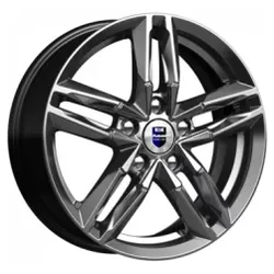 Диск литой R16 6J 5x100/57.1 ET38 КИК Sayan алмаз черный 67886