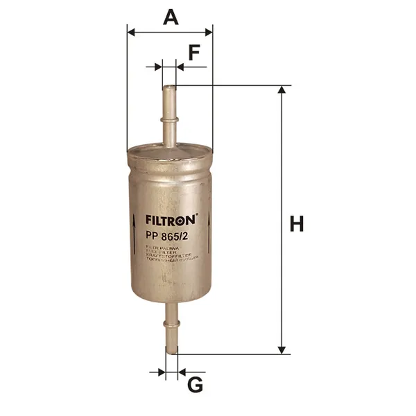 Фильтр топливный FILTRON PP865/2