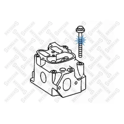 Болт ГБЦ T15x2x168 2x MAN, MB M15x2x168 STELLOX 8109007_SX