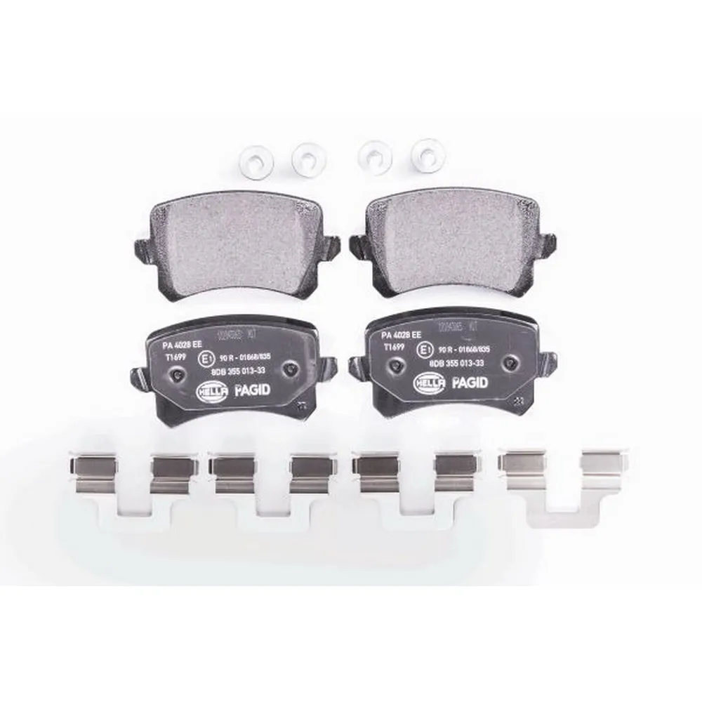 Колодки дисковые з. vw tiguan 1.4tfsi2.0tdi2.0tfsi 07 HELLA 8DB355013331