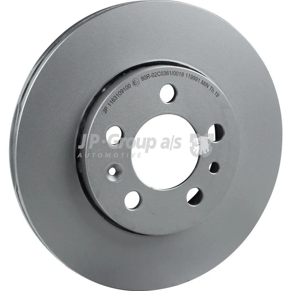 Диск тормозной AUDI A2 A3 VW GOLF IV V SKODA FABIA OCTAVIA передний вент.D 256мм JP GROUP 1163109100