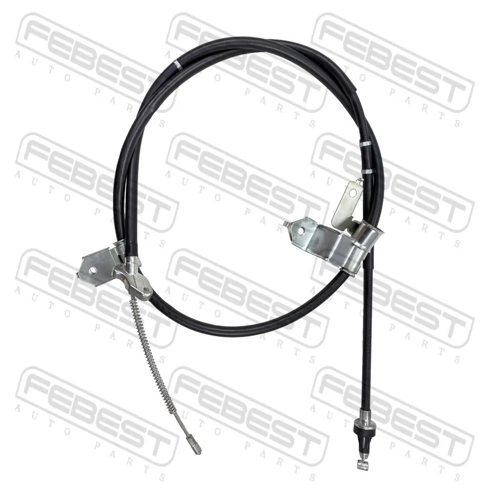 Трос ручного тормоза L TOYOTA LC Prado (J120) 02-09 FEBEST 0199-PCGRJ120LH