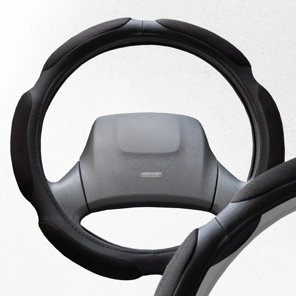 Оплетка Sponge air 6 подушечек L Черная замша; SKYWAY S01101062