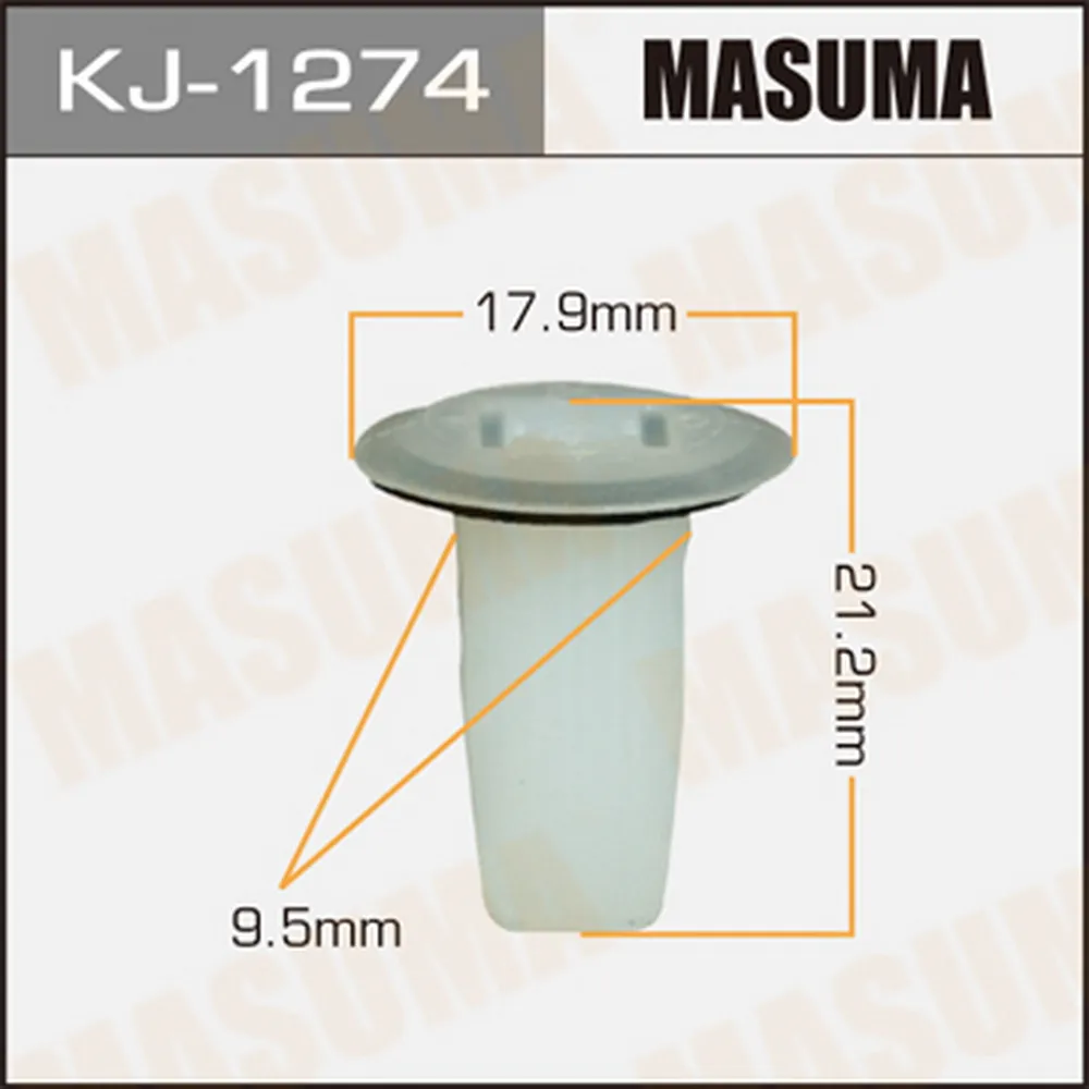 Клипса автомобильная автокрепеж уп MASUMA KJ1274