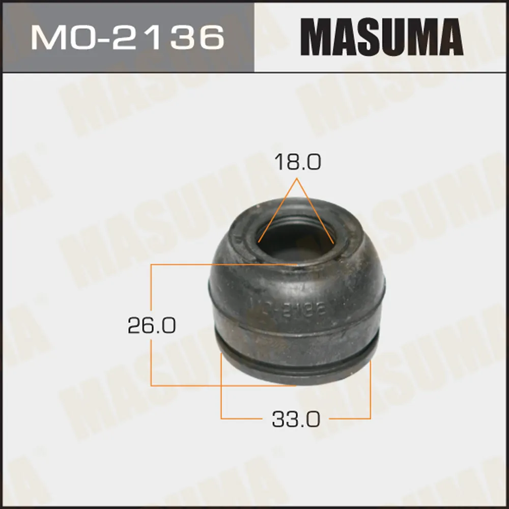 Пыльник шаровой опоры 18х33х26 toyota MASUMA MO-2136