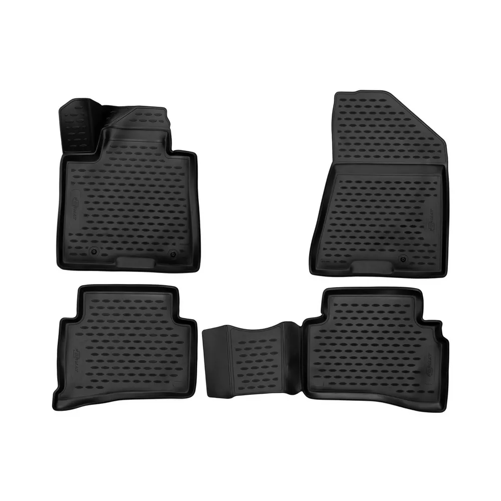 Коврики 3D в салон KIA Sportage, 2016->, 4 шт. (ПУ, повышенная износостойкость) FORMAT FORMAT.CARKIA00005