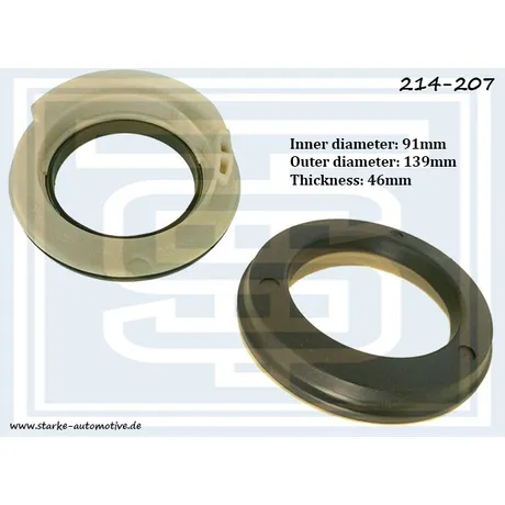 Подшипник опорный RENAULT MEGANE II передний STARKE 214-207