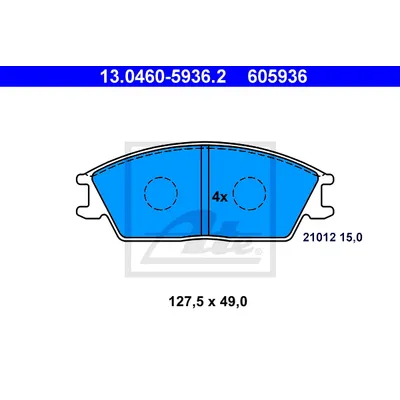 Колодки HYUNDAI ACCENT/GETZ     94=>           WVA21769