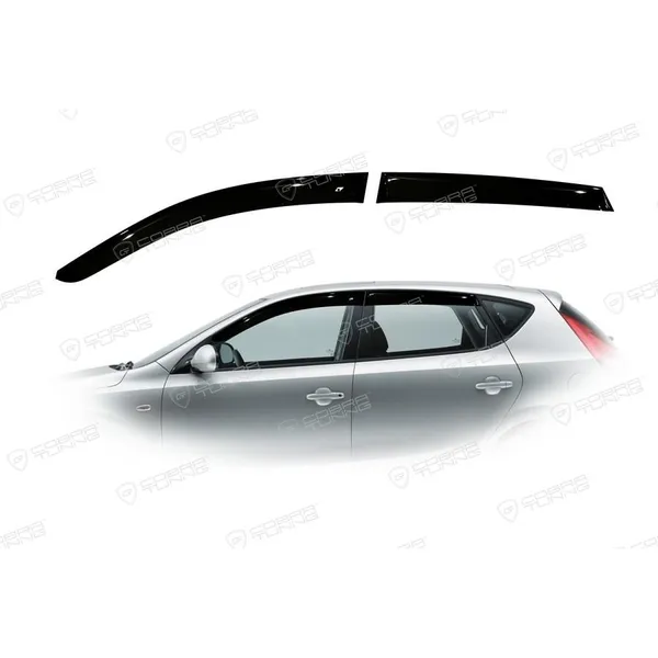Дефлектора на окна Hyundai I30 I Hb 5d 2007-2011EuroStandard деф.окон Cobra Tuning HE20807