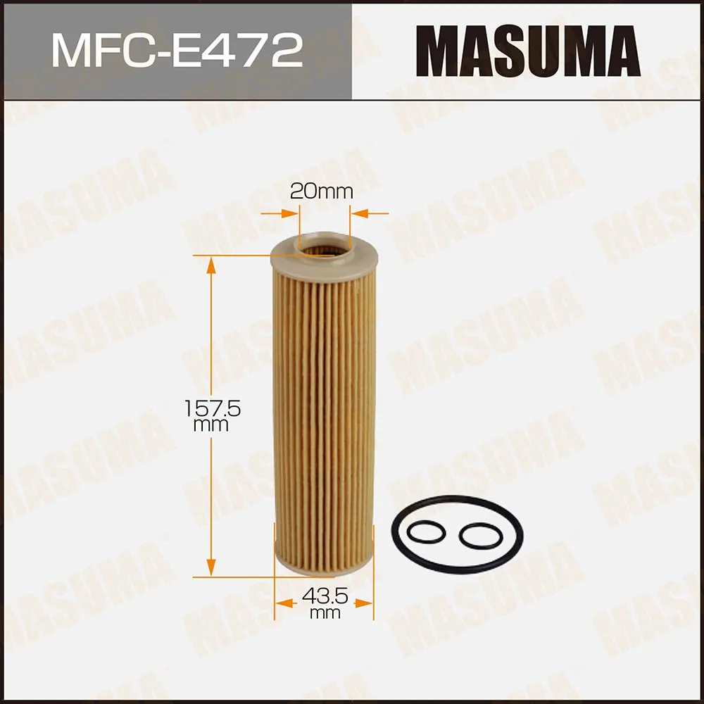 Масл. фильтр LHD MERCEDES-BENZ E-CLASS (W212), C-CLASS (W204) MASUMA MFCE472