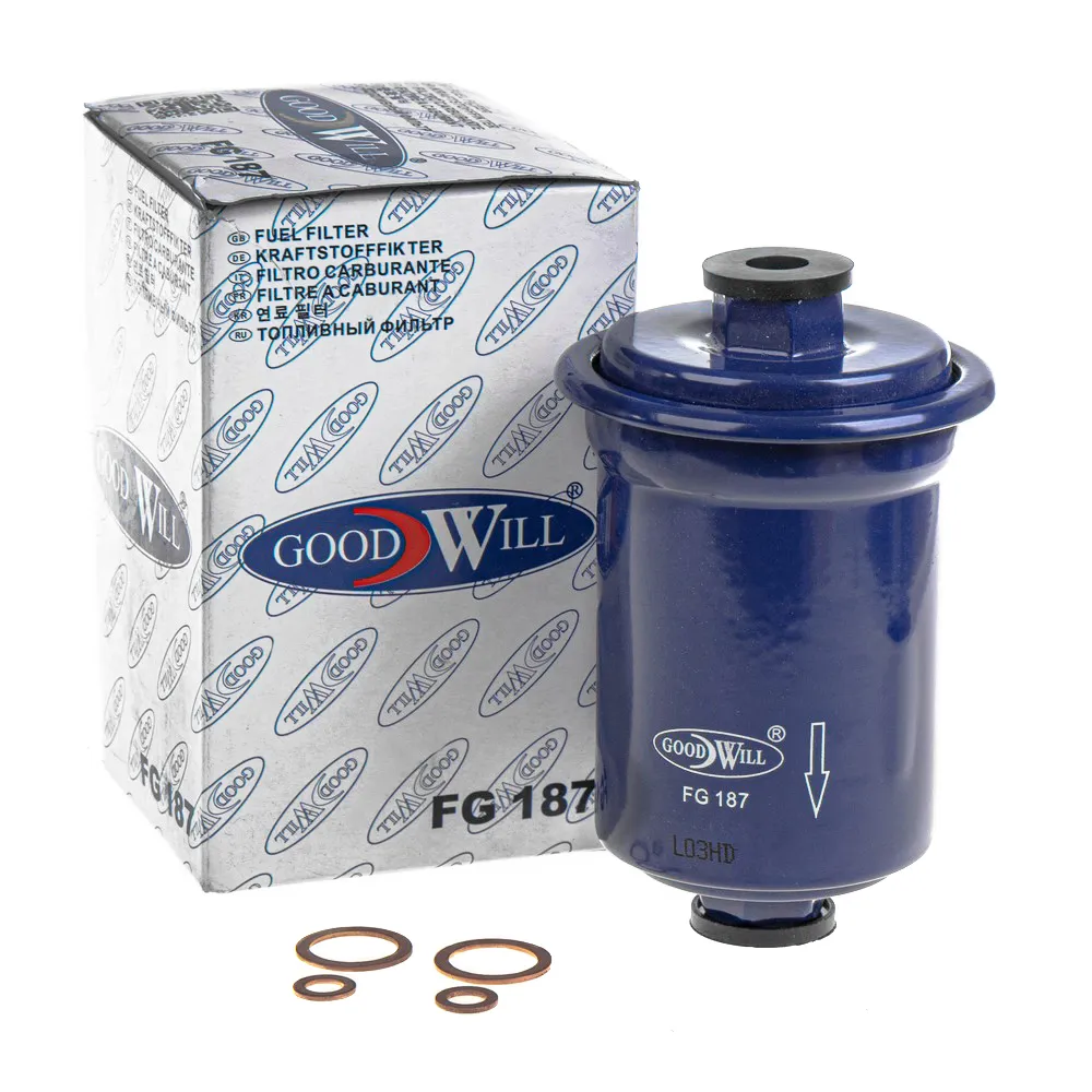 Фильтр топливный HYUNDAI, KIA, TOYOTA, LEXUS GOODWILL FG 187