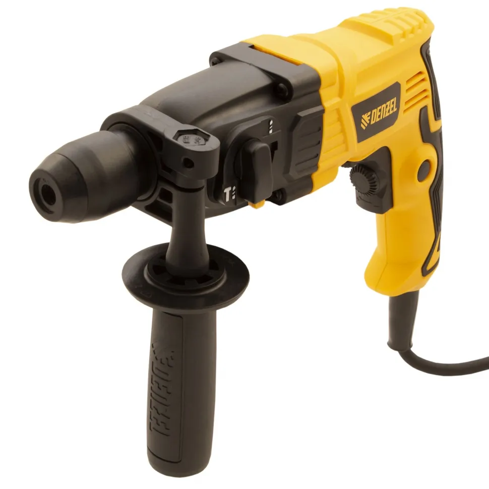 Перфоратор электрический RH-400-12, SDS-plus, 400 Вт, 1,2 Дж, 2 реж. Denzel 26601