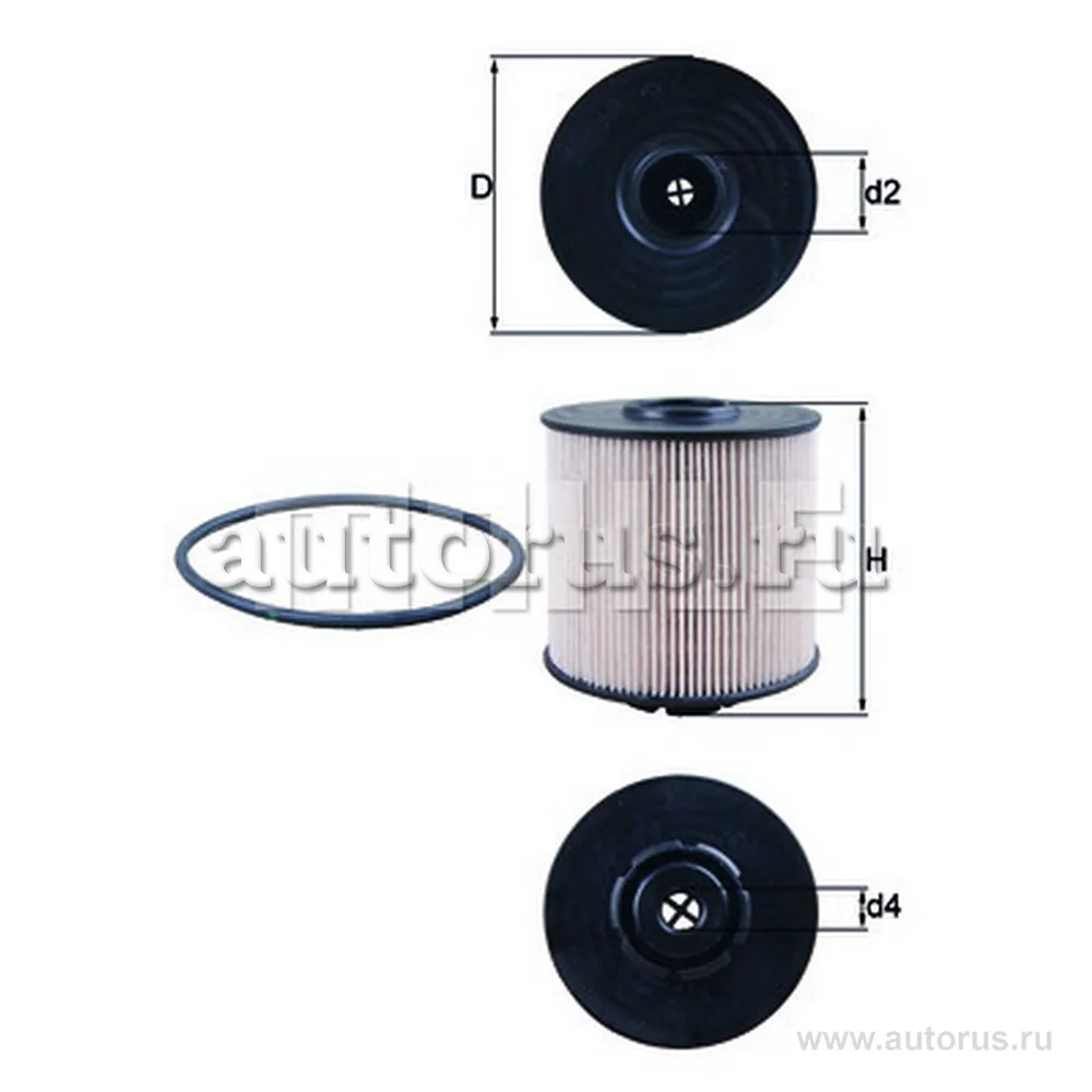 Фильтр топливный KNECHT/MAHLE KX67/2D