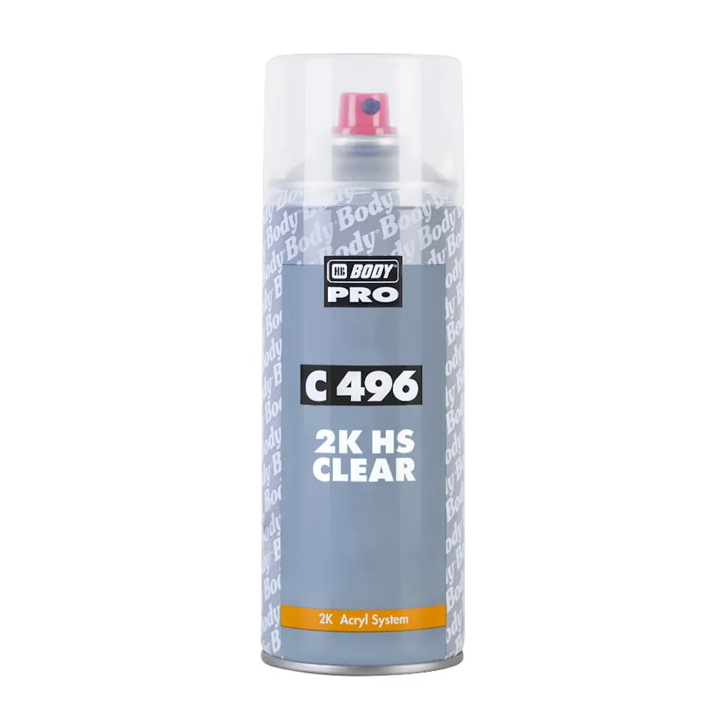 Аэрозольный лак Body 496 HS (0,4л)