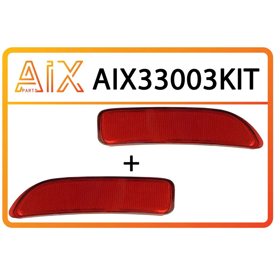 Набор 2 шт катафот заднего бампера левый+правый / 8200751779+8200751778 AIX AIX33003KIT