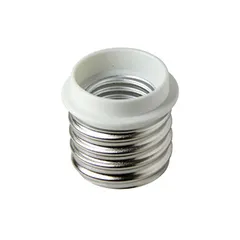 Переходник с цоколя Е27 на Е14, пластиковый, 220V/4A VOLSTEN V03-PA-E27/E14