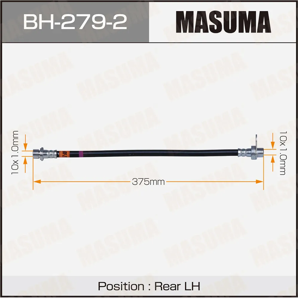 Шланг тормозной задний L TOYOTA CAMRY MASUMA BH-279-2