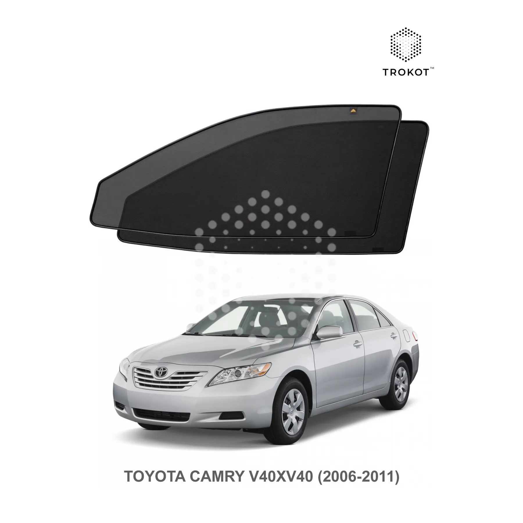 Комплект шторок на передние двери Toyota Camry (6) (XV40) (2006-2011)