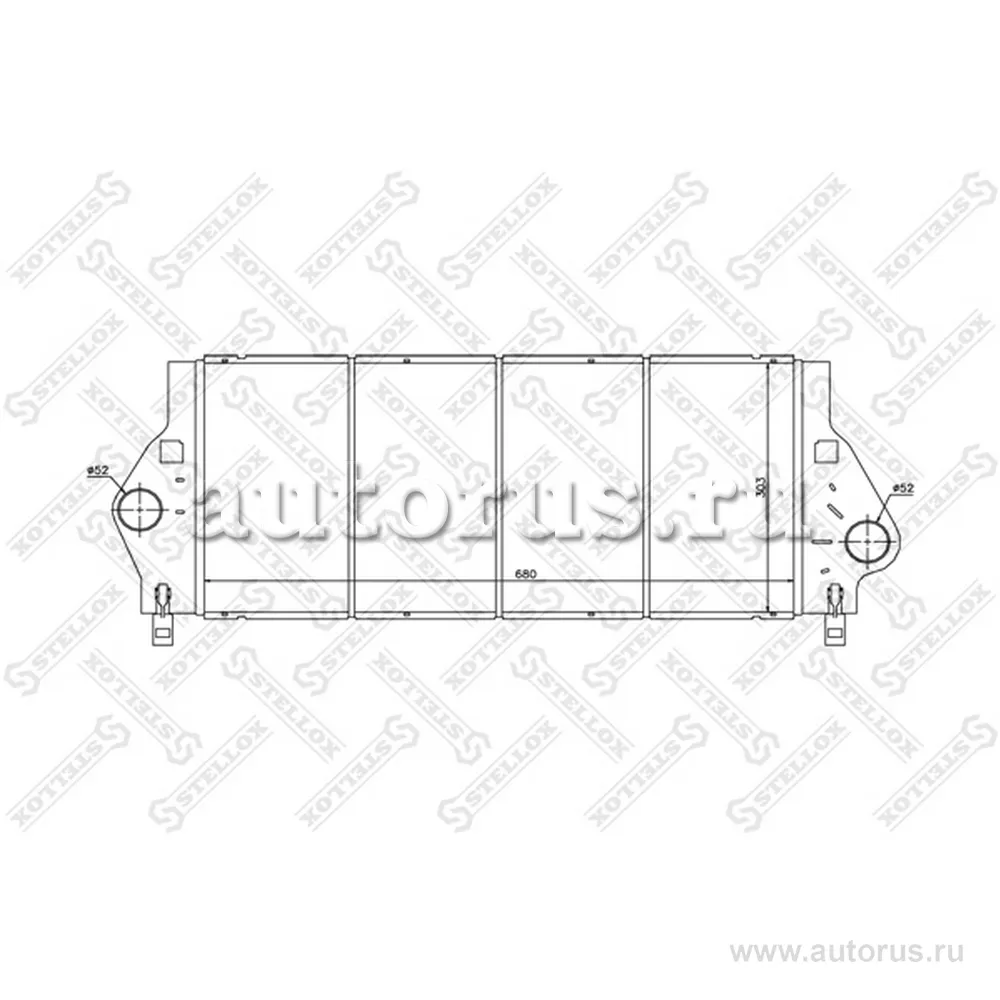 Интеркулер Renault Laguna/Espace 1.9DCi STELLOX 1040065_SX