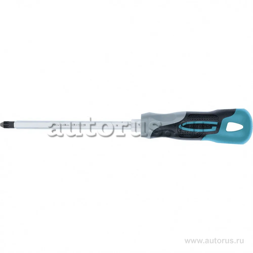 Отвертка PZ3x150 мм, S2, трехкомпонентная ручка GROSS 12163