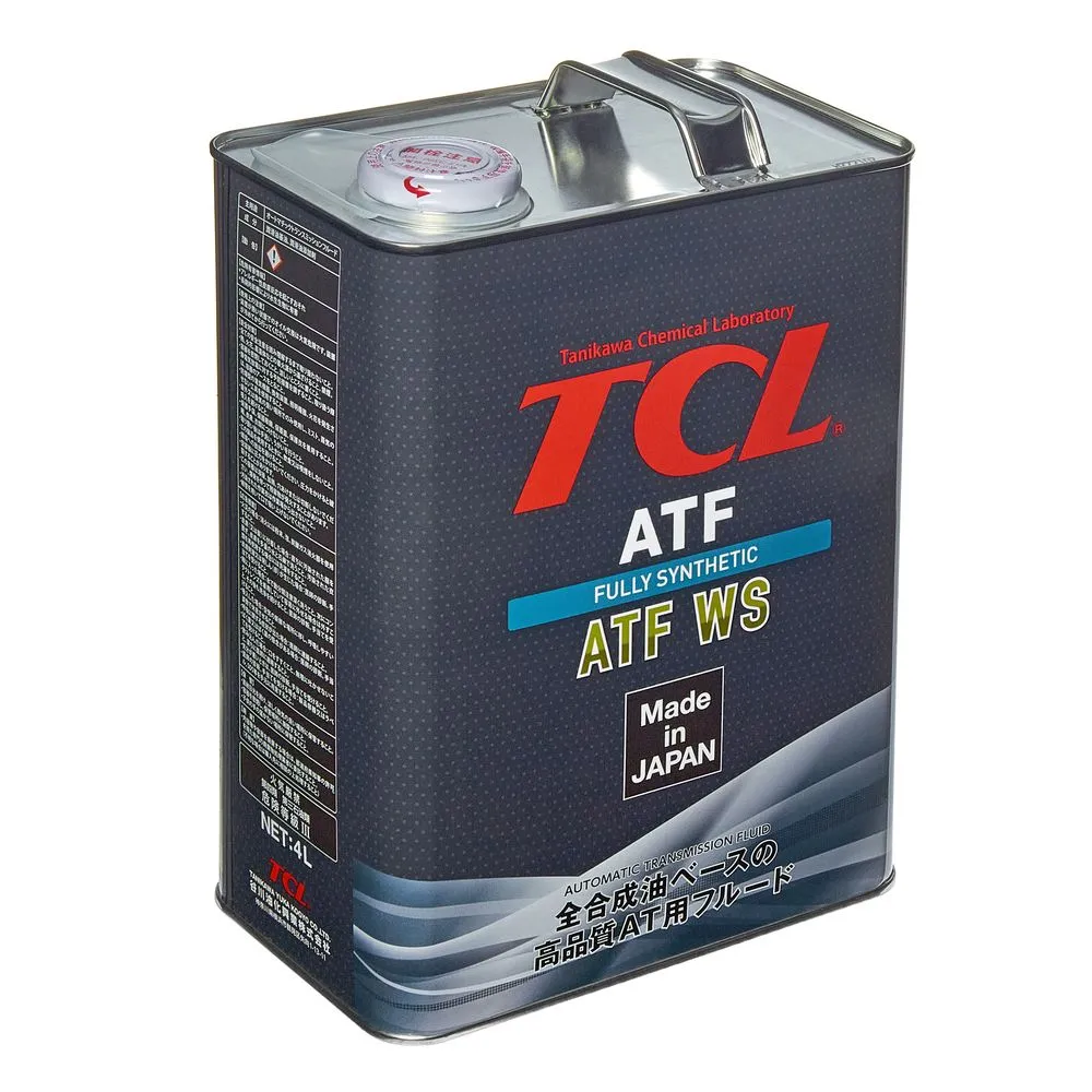 Жидкость для АКПП TCL ATF WS, 4л TCL A004TYWS