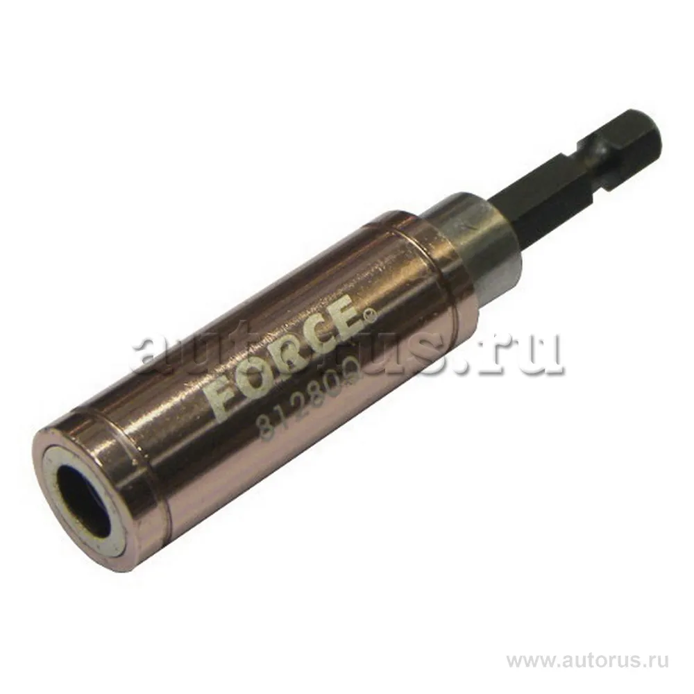 Держатель бит 1/4 магнитный L 80 мм усиленный FORCE 81280Q