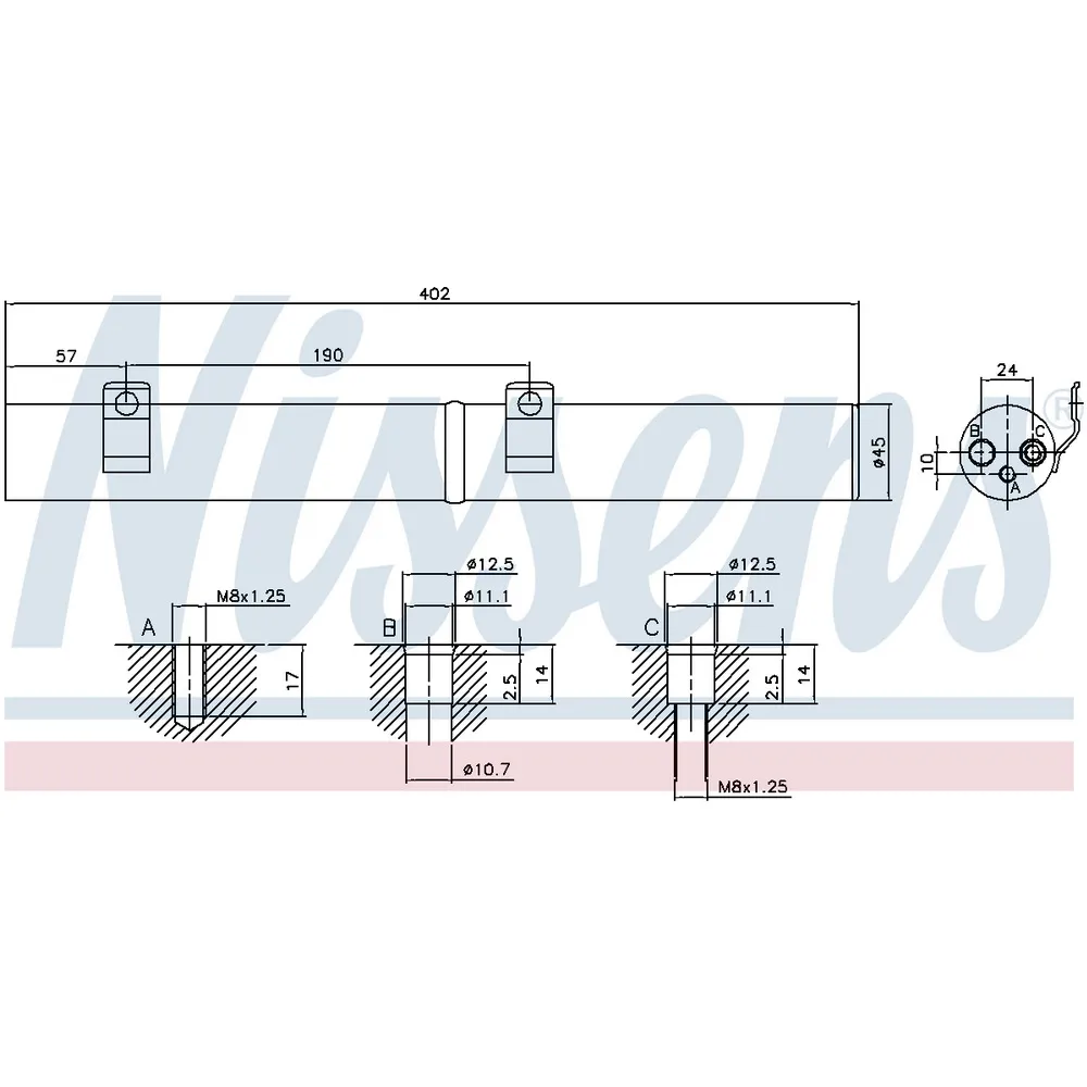 Осушитель NISSENS 95596