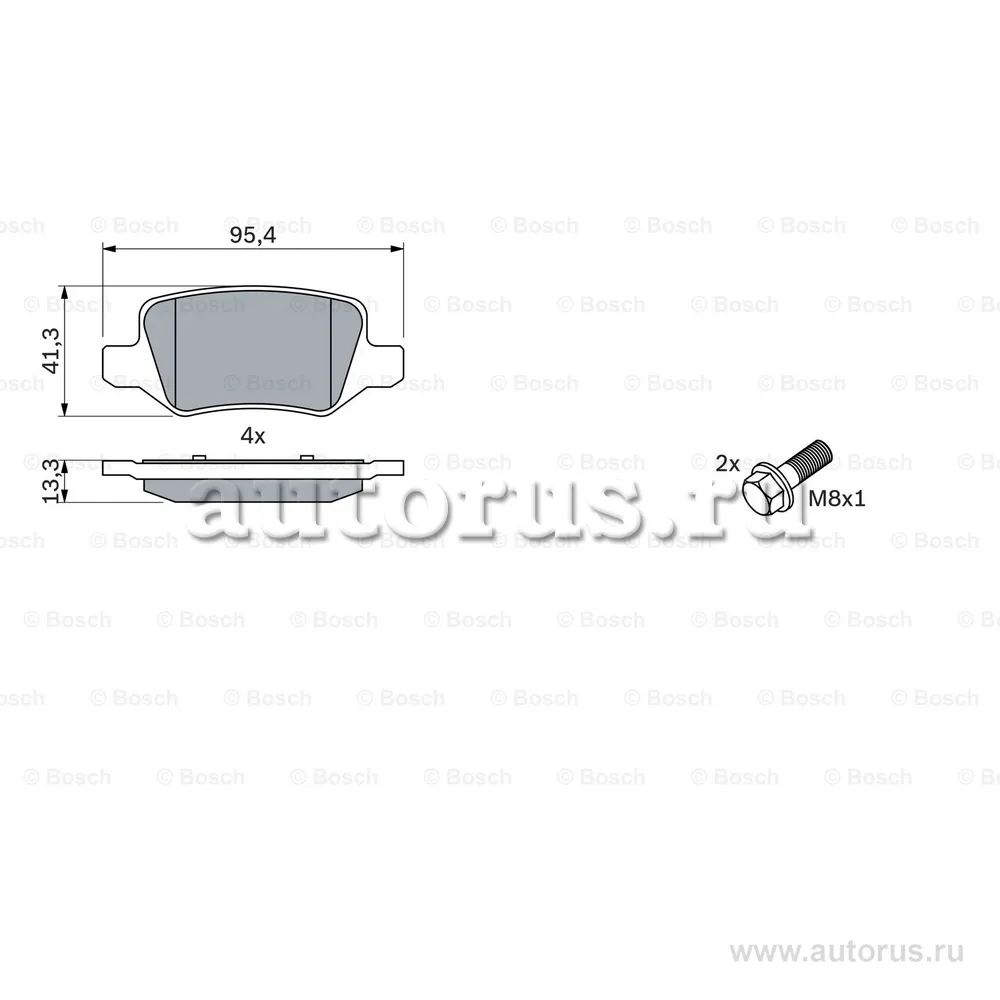 Колодки тормозные MERCEDES W168/W169/W245/W414 VANEO задние