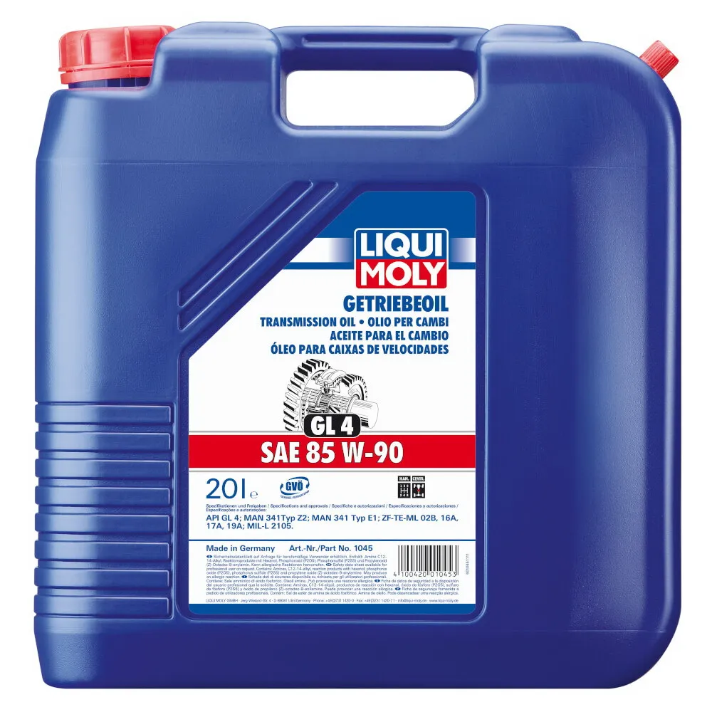 Масло трансмиссионное Getrieb. 85W-90 GL-4 (20л) LIQUI MOLY 1045