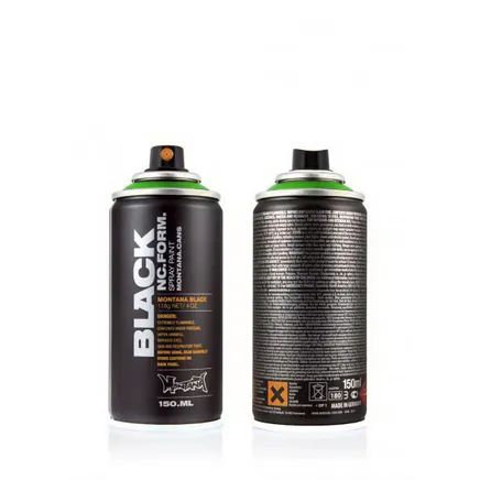 Краска BLACK зеленая долина MONTANA CANS 6045 BLK-150