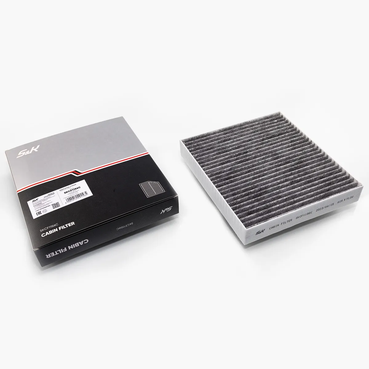 Фильтр салона угольный S&K SKCF1156C