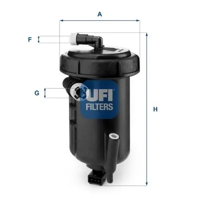 Фильтр топливный Peugeot Boxer Citroen Jumper 2.2HDi 06 UFI 5514700