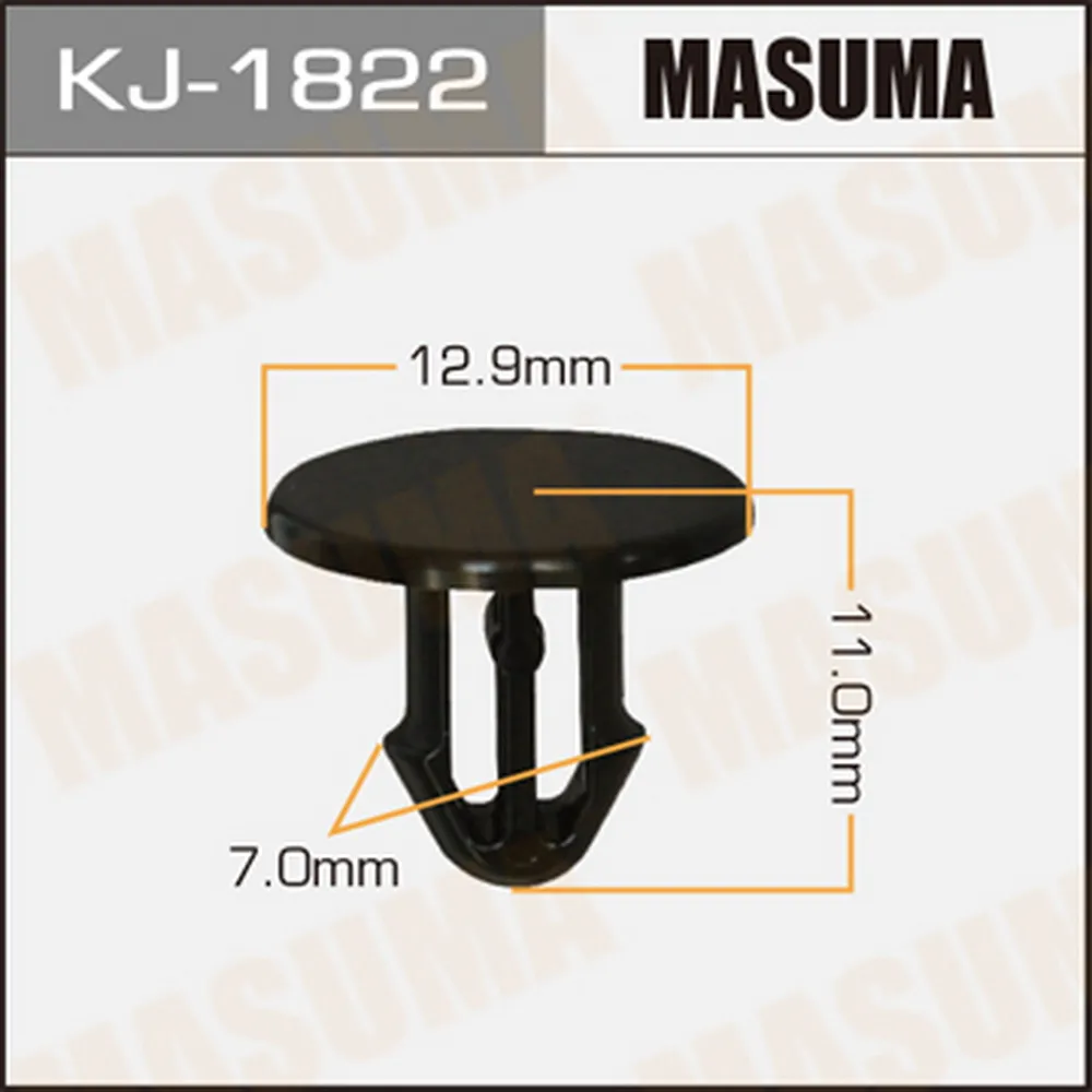 Клипса крепежная MASUMA KJ1822