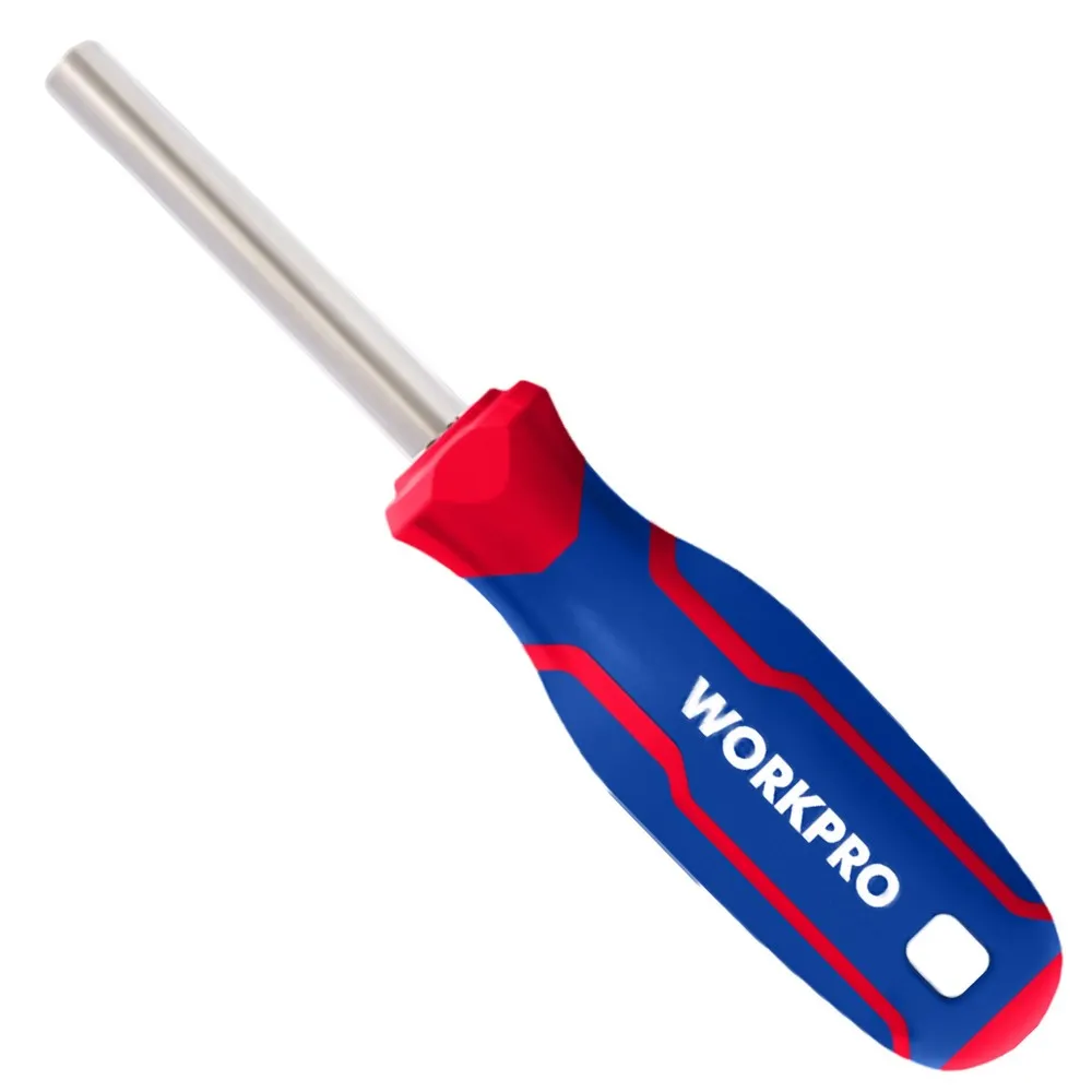 Отвертка-битодержатель 1/4 магнитная проф WP221049 WORKPRO WORKPRO WP221049