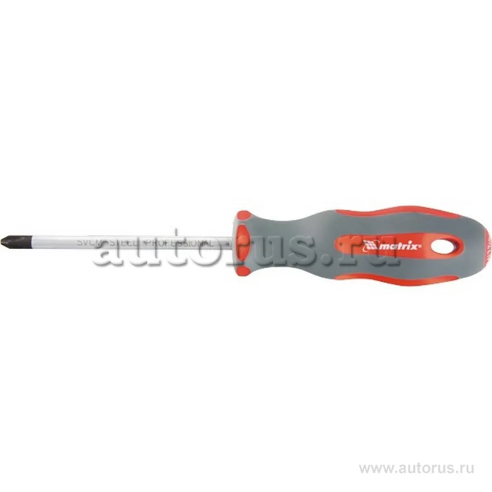 Отвертка Profi, Ph1x100 мм, SVCM, двухкомп. рукоятка MATRIX 11940
