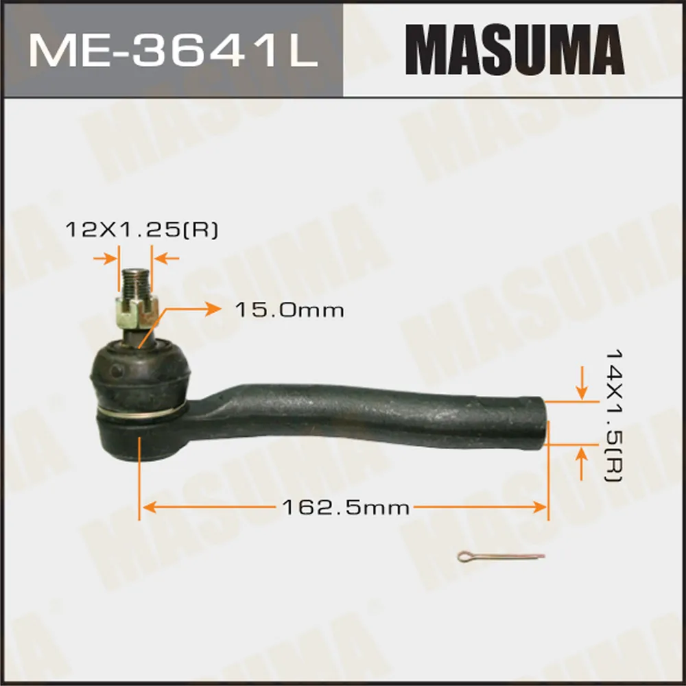 Наконечник рулевой L TOYOTA ALLEX MASUMA ME-3641L