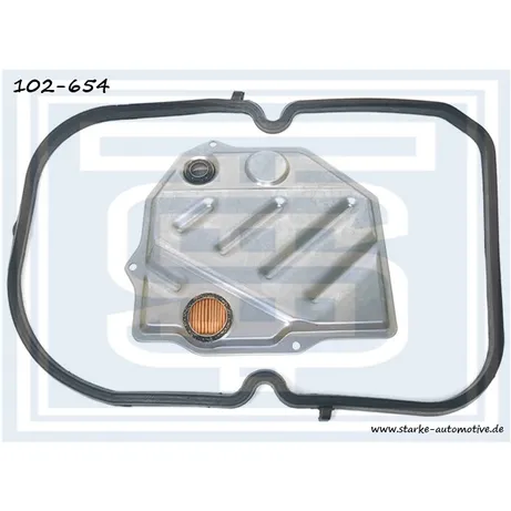 Фильтр АКПП MER W123/W124/W126/W140/SPRINTER (903) ком-кт с прокладкой A2012710380 STARKE 102-654