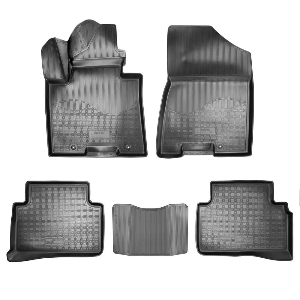 Коврики салонные для Hyundai Tucson 3D (2018) NORPLAST NPA11-C31-730