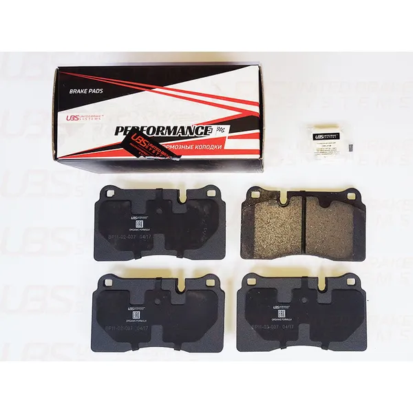 Колодки тормозные передние VOLKSWAGEN TOUAREG 02-/10-/11- UBS BP1102007