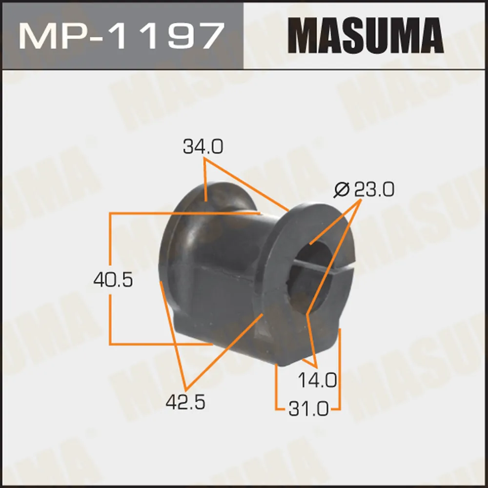 Втулка стабилизатора SUZUKI SX4 MASUMA MP-1197