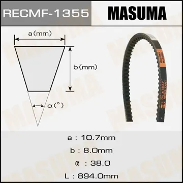 РЕМЕНЬ КЛИНОВОЙ MASUMA 1355