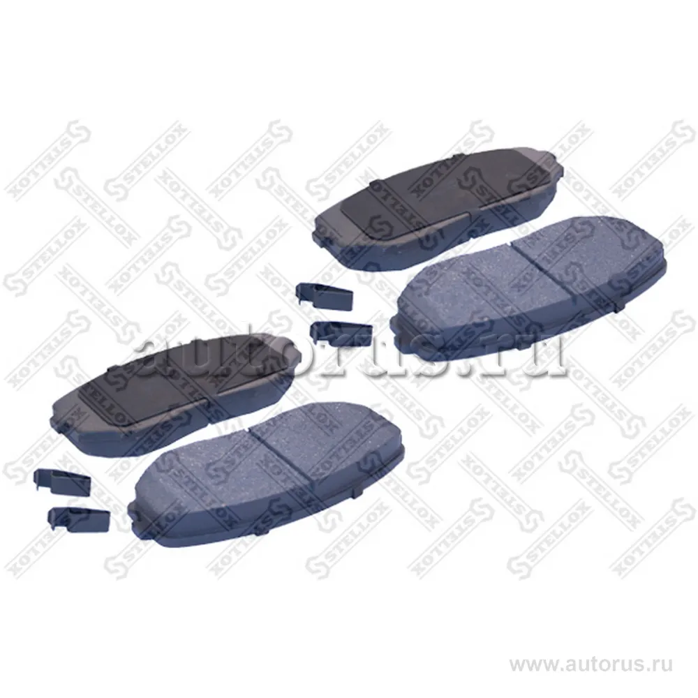Колодки дисковые передние с антискрип. пластинами Mazda CX-7 2.3Tu STELLOX 000 066B-SX