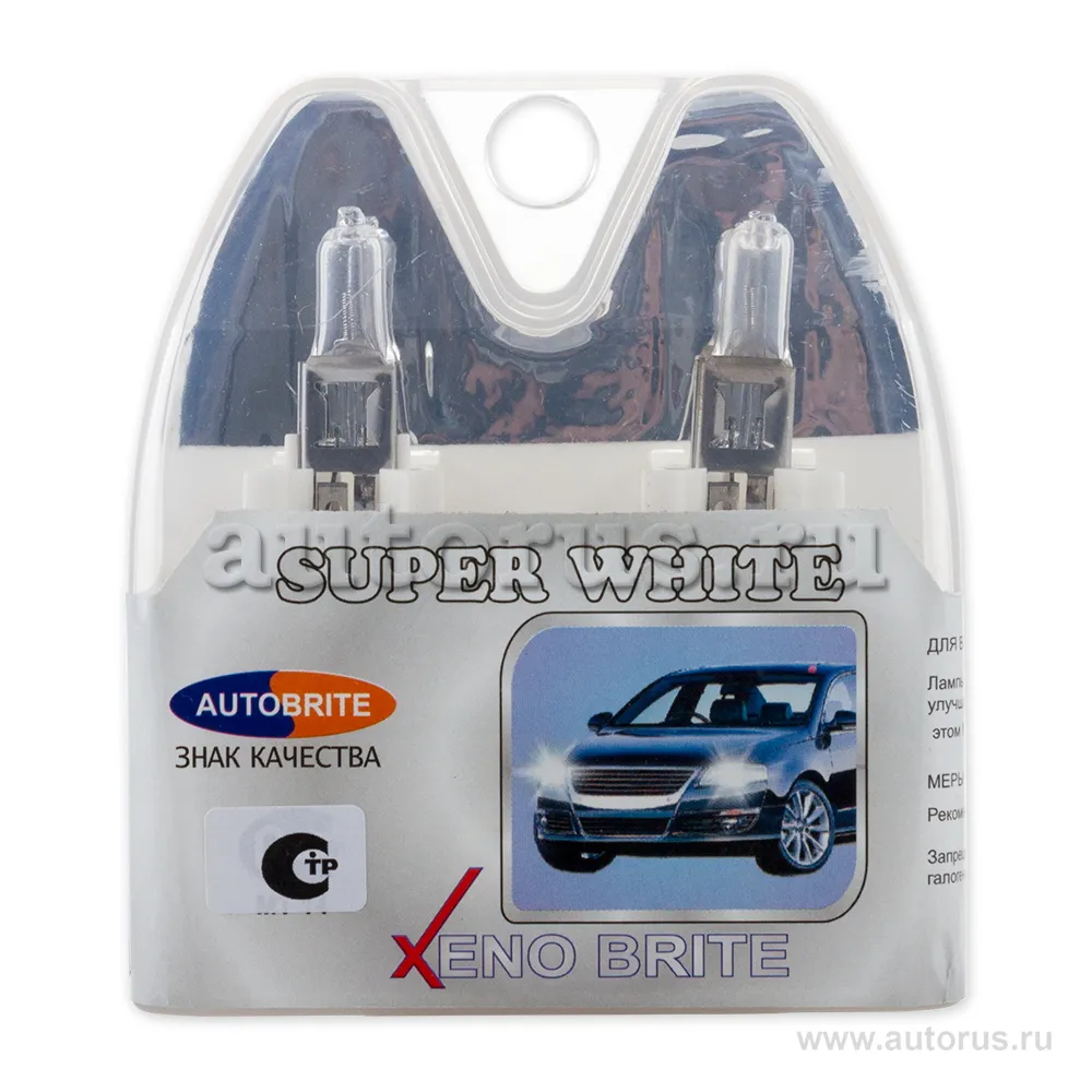 Лампа 12V H1 55W P14,5s AUTOBRITE XENO BRITE 1 шт. картон ABH112V55XB
